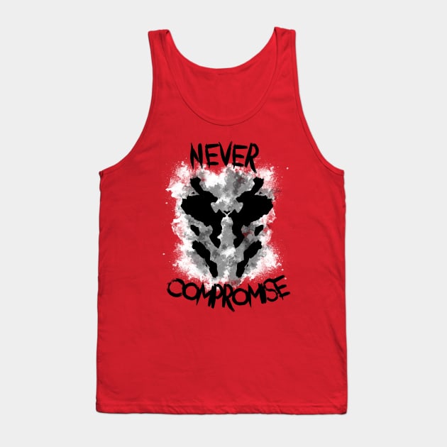 Never Compromise Rorschach Tank Top by SaverioOste